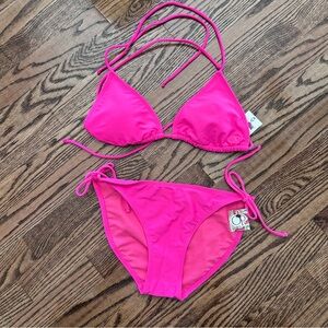 OP NWT size medium pink bikini